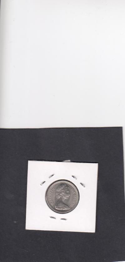 Beschrijving: 1 Shilling ELIZABETH II